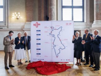 Organizers and officials unveil the 1000 Miglia 2027 Centenary route map in Brescia