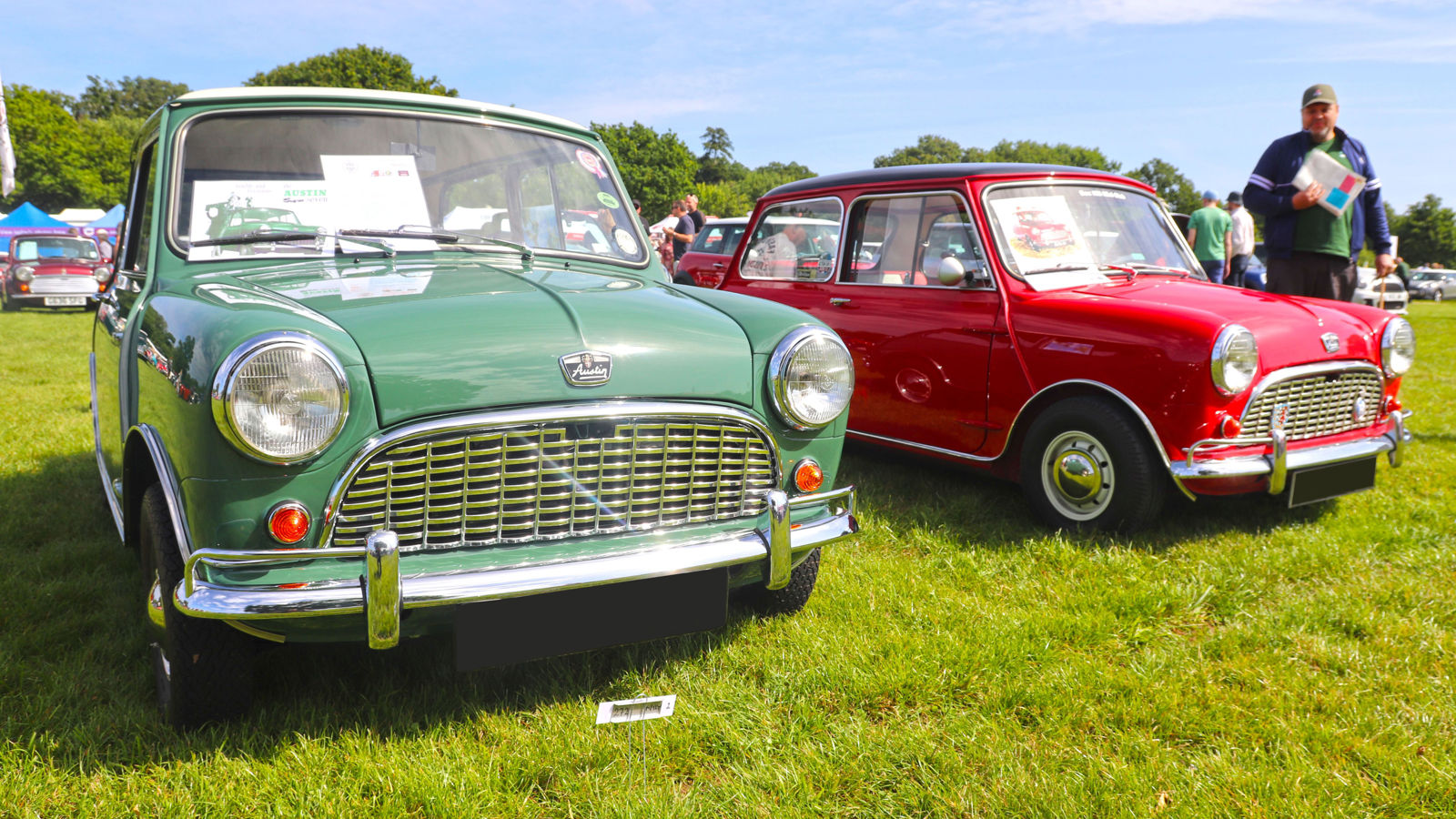 National Mini Day at Beaulieu - Minis on display