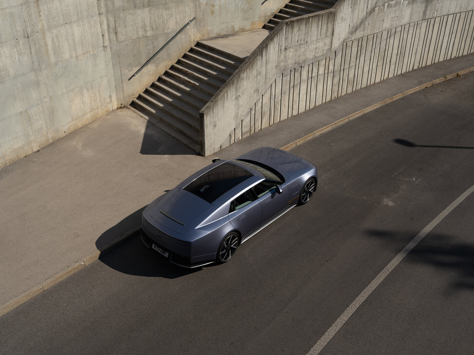 Jaguar Type 01 on the streets of New York at its world premiere